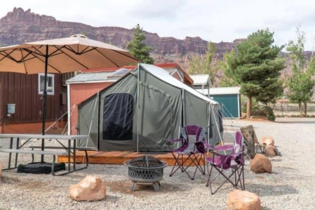 Moab Rv Resort Glamping Setup Tent In Rv Park #4 Ok-T4 Luaran gambar